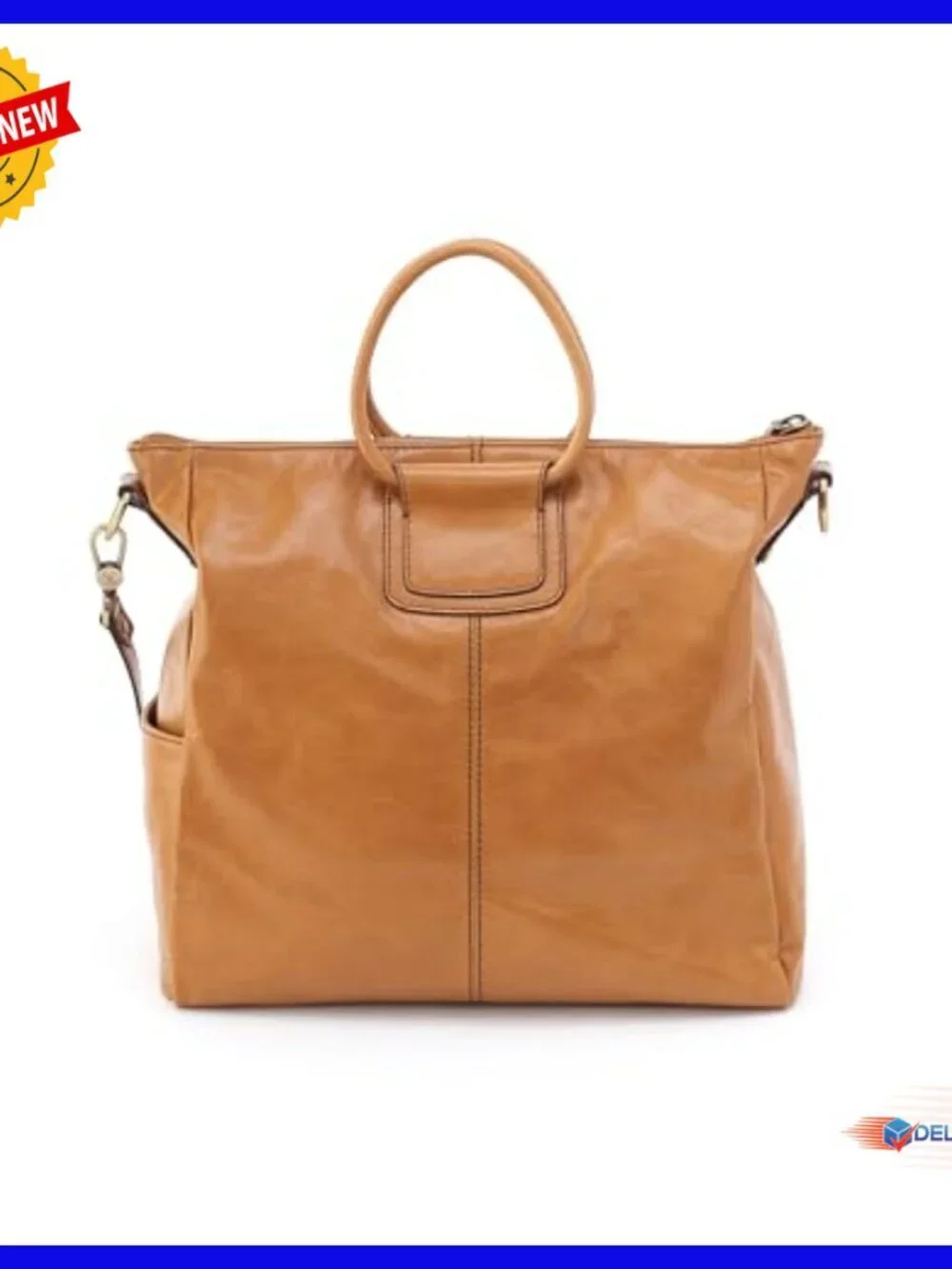 Large Leather Satchel Crossbody Bag with Top Handle and Removable Strap